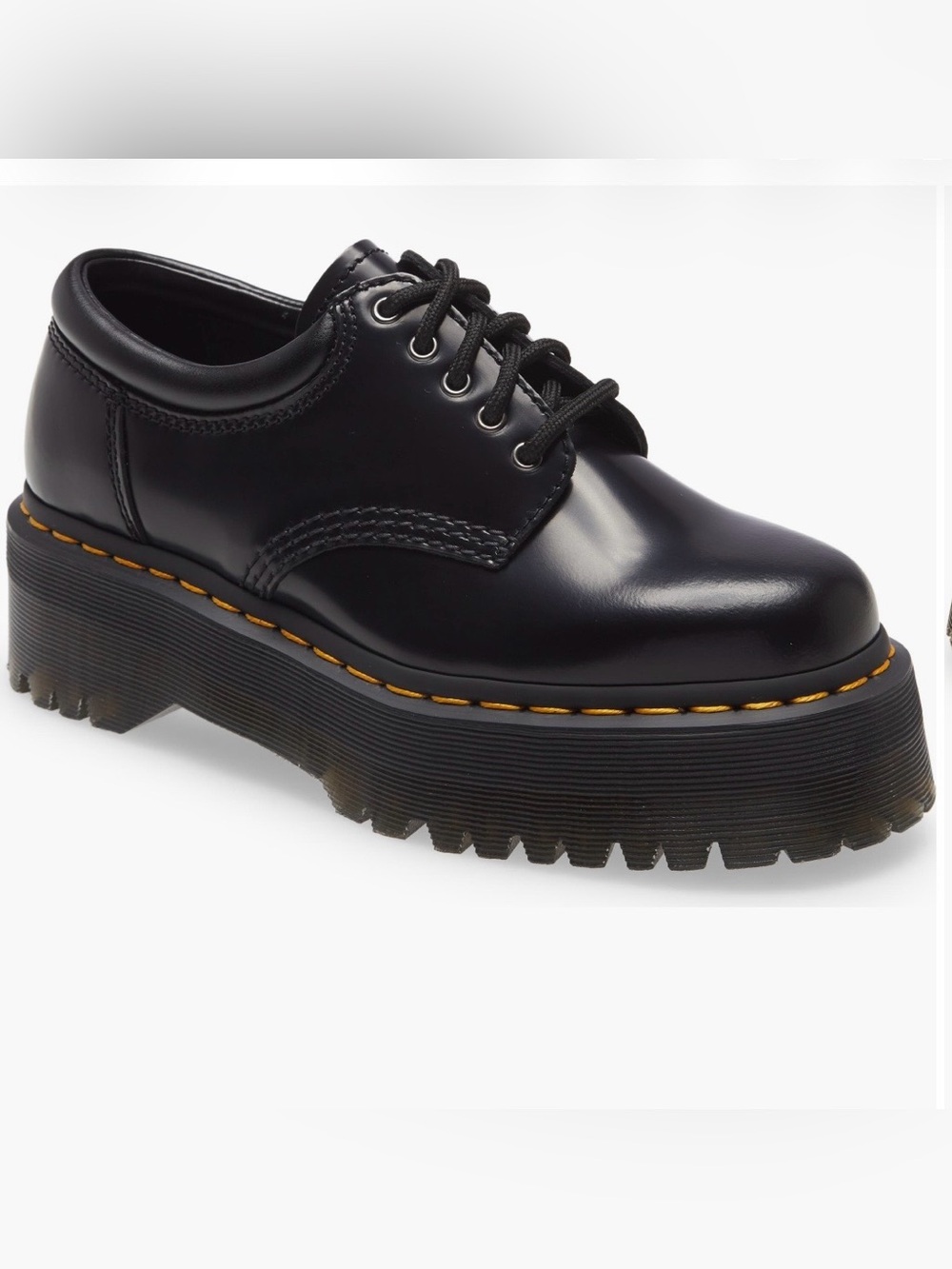 Dr. Martens 8035 Quad Smooth Platform Lace-Up Derby